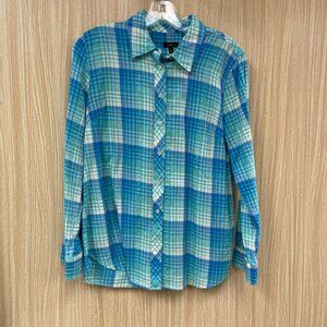 Talbots Blue Top Size M